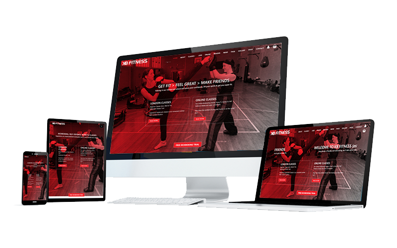 Web Design Portsmouth, Fitness & Leisure Web Design example, Web Design by Blended Digital