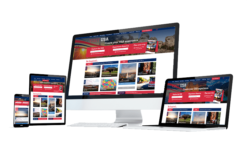Business Website Design Portsmouth, Travel Industry website example, Web Design by Blended Digital