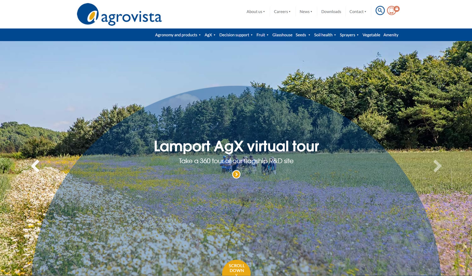 Example home page design | Agrovista